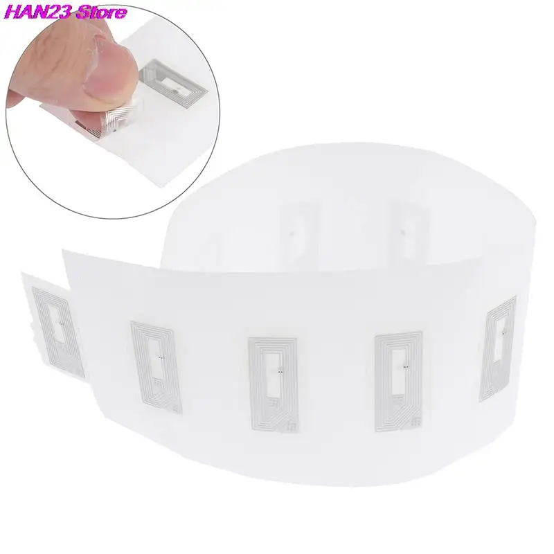 10Pcs NFC Chip Ntag213 Sticker Wet Inlay 2*1cm 13.56MHz RFID NTAG213 Label Tag Dropshipping