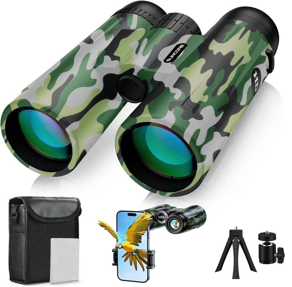 Binocolo Urchoiceltd® Suncore 10 × 22 Portable Fashion HD Zoom BaK4 Binocolo Guarda le Stelle e Gli Osservatori di Uccelli Sightseeing Concerti di Alpinismo Concerti