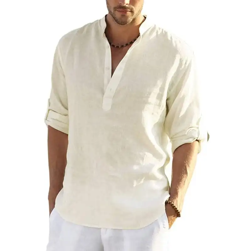 

Men's Hippie Casual T-Shirt men-s-top Beige