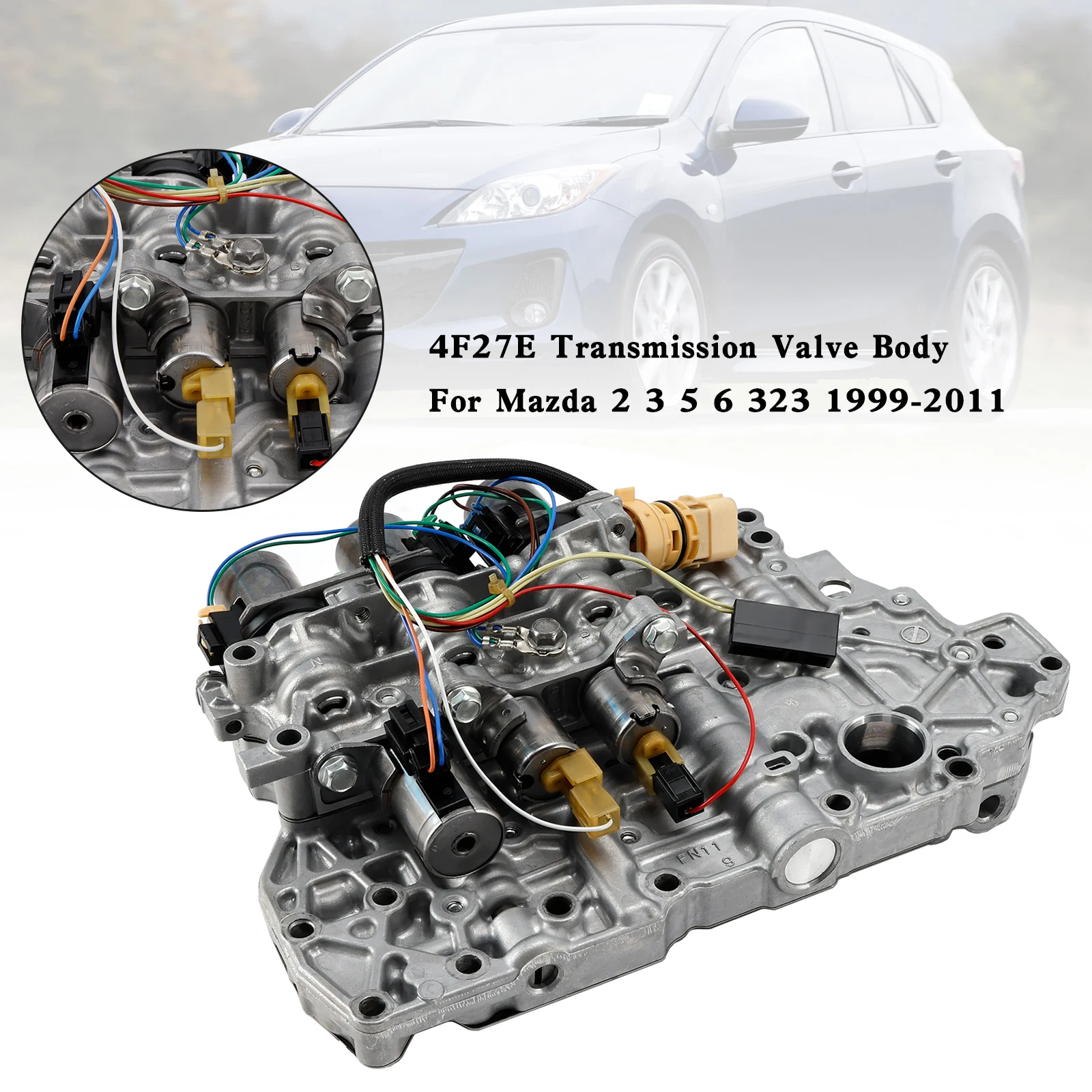 4F27E Transmission Solenoid Block Pack - Compatible With Ford Fiesta & Focus, EPC PWM Shift Solenoid