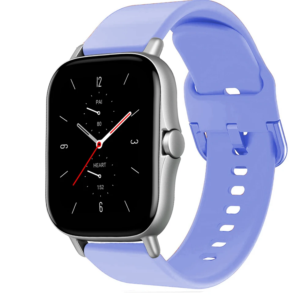Versatile Silicone Smartwatch Band - 20mm/22mm