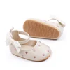 Baby Girl Shoes Cute Bowknot High Quality PU and TPR Sole Anti-slip Toddler Newborn 0-9-18 Months Prewalking Sandal 2024 BJZ3212 4