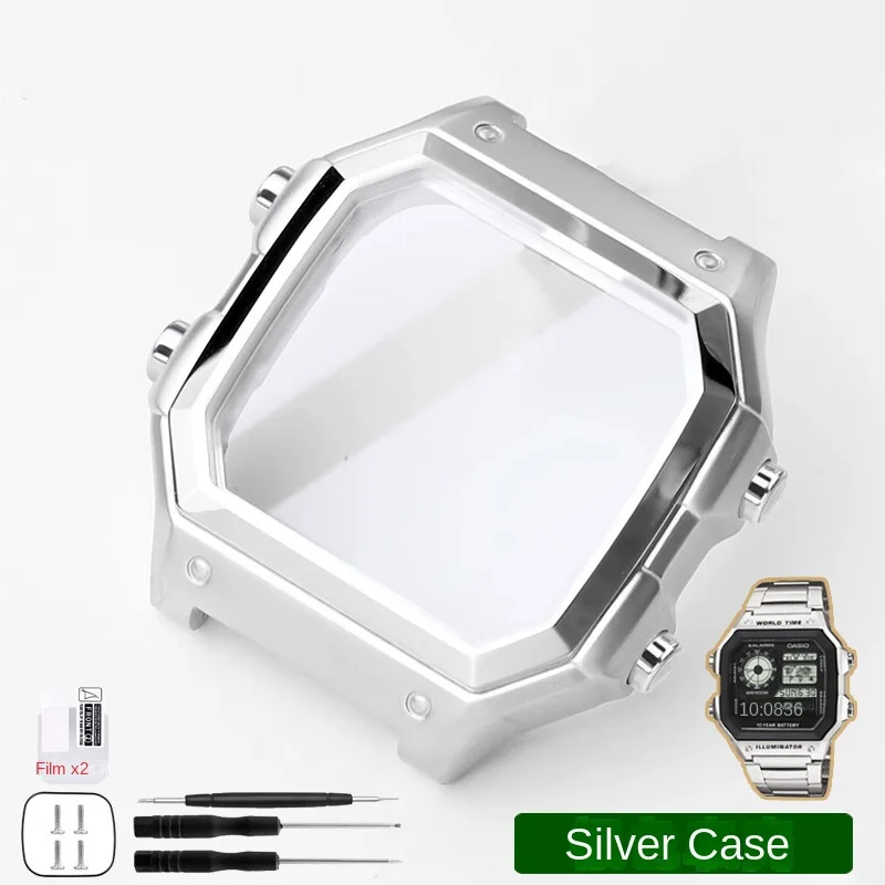 Spot Wholesale Premium Modified Stainless Steel Case Shell with Ring Screw and Tools