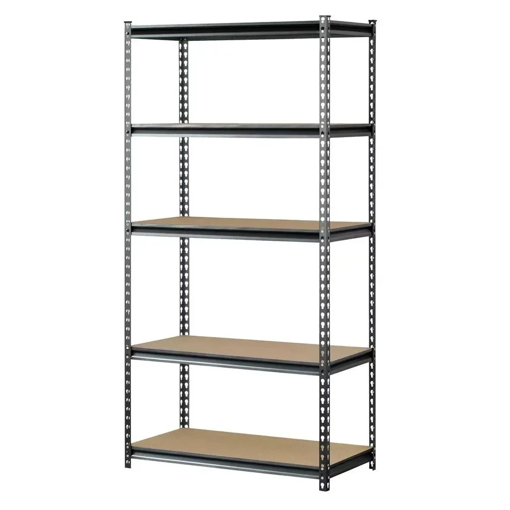 

Muscle Rack 36 in. W x 60 in. H x 18 in. D 5-Tier Steel Shelving Unit; 800 lbs. Capacity per Shelf