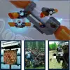 Scope Sight for Nerf Gun Toy Plastic Tactical Scope Sight Attachment with Reticle Targeting Accessory for Modify Toy Kids Gift 4