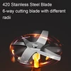 JIQI Remote Sink Drainage Food Waste Disposer Kitchen Garbage Processor Residue Disposal Crusher Grinder Stainless Steel Blade 5