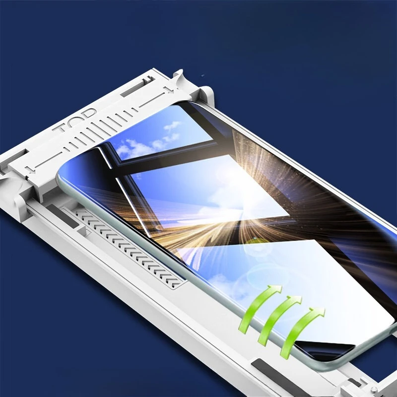 3D Curved Full Glue Tempered Glass Screen Protector - Dust Free & Easy Installation