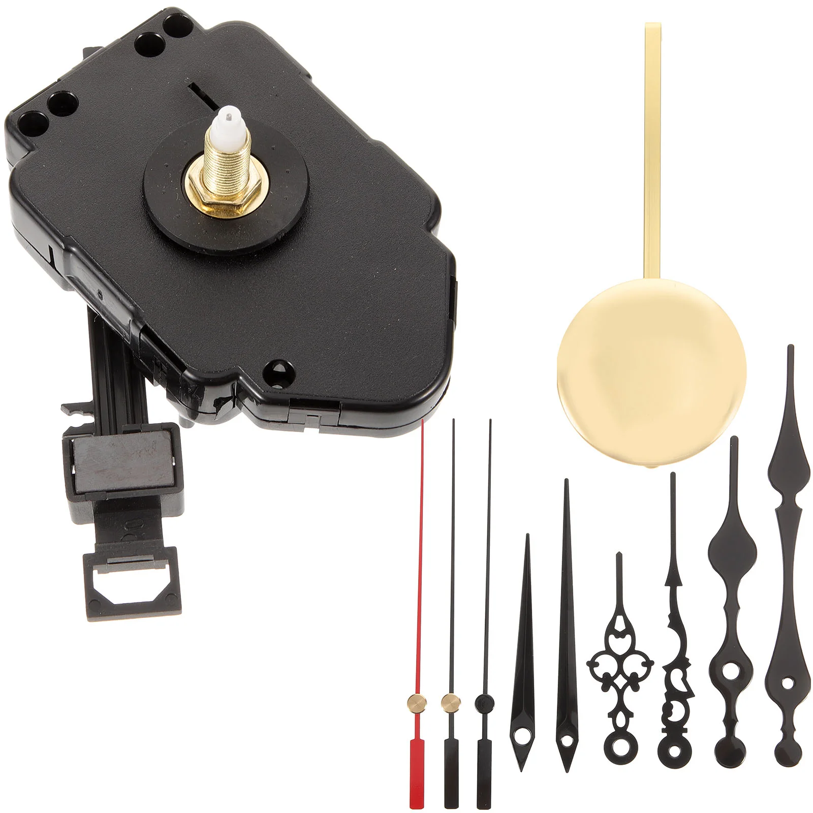 

Quartz Pendulum Clock Movement DIY Repair Parts Clocks Wall Mechanism and Hands Kit Replacement Plastic