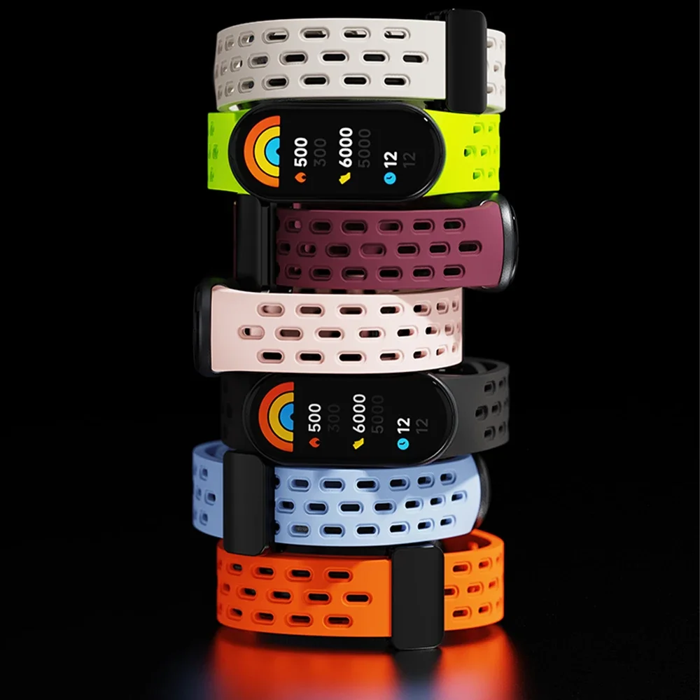 سوار رياضي من السيليكون للجنسين لساعة Xiaomi 9/8 س...