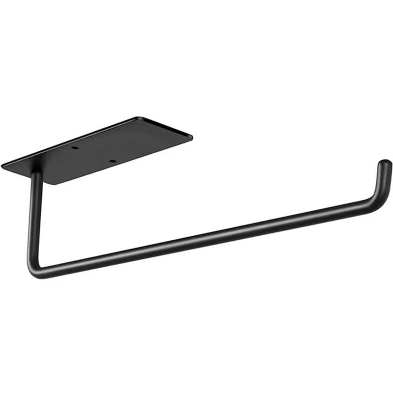 Black Kitchen Tissue Holder Under Adhesive Tissue Holder