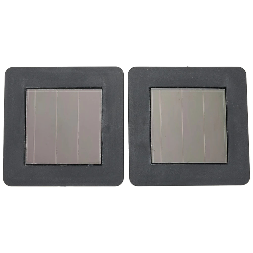 

Durable Solar Light Solar Panel Solar Lights Square Top 1pc AA Rechargeable Battery 2V/40MA 2pcs/4pcs Charging