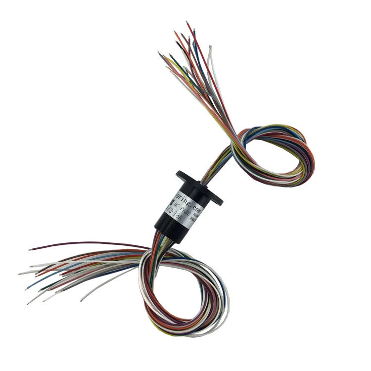2/4//6/8/12/18 Kanal Micro Drehen Schleifring 2A Durchmesser 12,5mm Für RC Bagger Modell DIY PTZ Gimbal Elektrische Kollektor Ringe – Detail 22