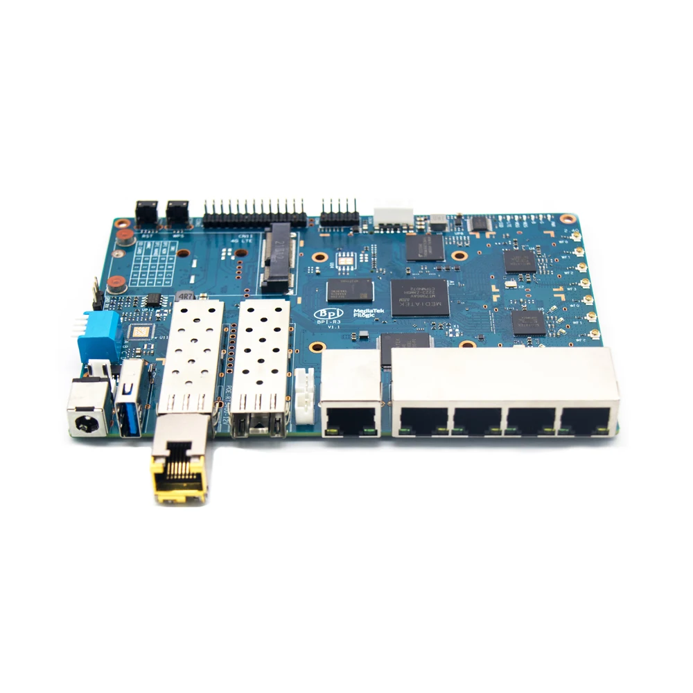Módulo Elétrico Banana pi Compatível com Bpi-r3 Routing Board Sfp 2.5g-t - Imagem 3