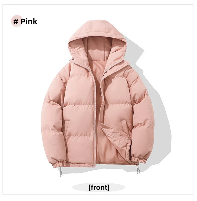 Brand Luxury Women's Winter Down Jacket Coats Parkas Woman Clothes Hooded Cotton Padded Puffer Jackets Bread Outerwear HXY275