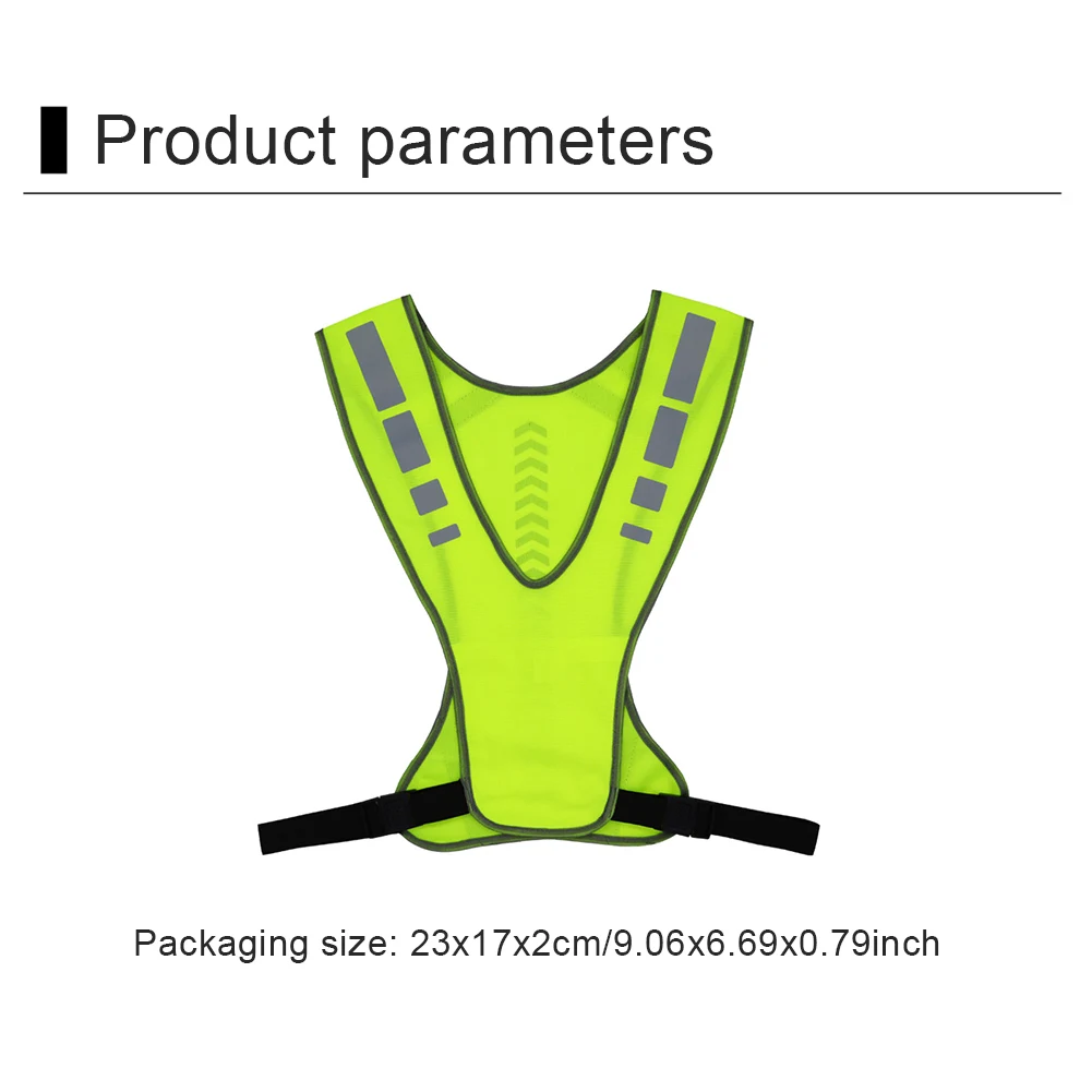 오토바이 안전 재킷 통기성 보이는 반사 조끼 야외 야간 라이딩을위한 조정 가능한 반사 러닝 조끼