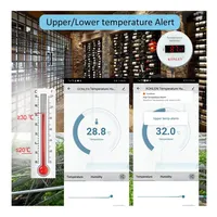 KONLEN Tuya Wifi Temperature Sensor 3m Probe Wire Digital Thermometer Smart Life Home Water Pool Freezer Thermostat Remote Alarm - Image 4