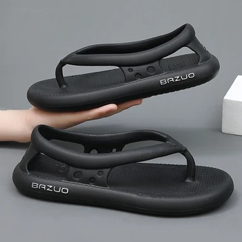 Flip Flops Mens Thong Sandals Slide Slippers Summer 2022 New Female Shoes Thick Bottom EVA Non-slip Outdoor Indoor Sadoun.com