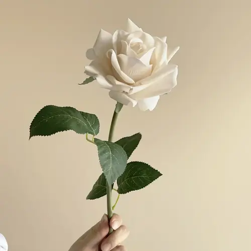 5Pcs/lot High-end Autumn Artificial Rose Real Touch Flowers Wedding Decor Bridal Bouquet Party Floral Moisturizing Rose Flowers - Image 3