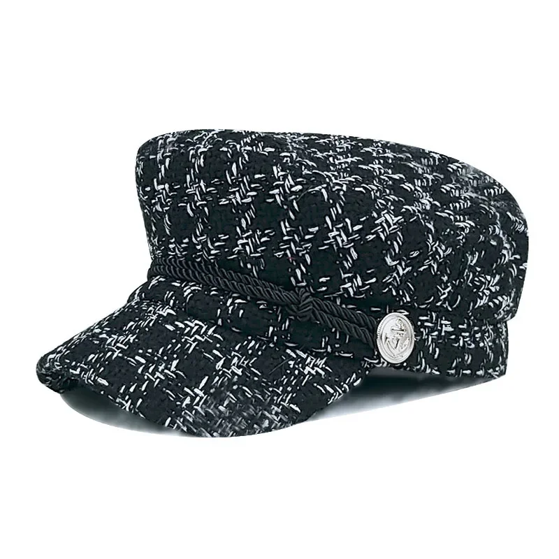 Fashion Men Women Autumn Winter Berets Caps Greek Fisherman Sailor Cap Fiddler Hat Peaked Cap Berets Elastic Band
