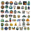10/30/50/100pcs Outdoor Hiking Camping Stickers Cartoon Decal Skateboard Phone Laptop Car Luggage Bike Cool Waterproof Sticker 6