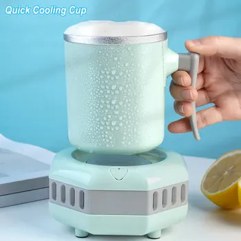 Nuova tazza di refrigerazione a raffreddamento rapido Home Office bevande di raffreddamento portatili Cola Beer Coffee Juice Water Mini Cooler Mini frigo 1