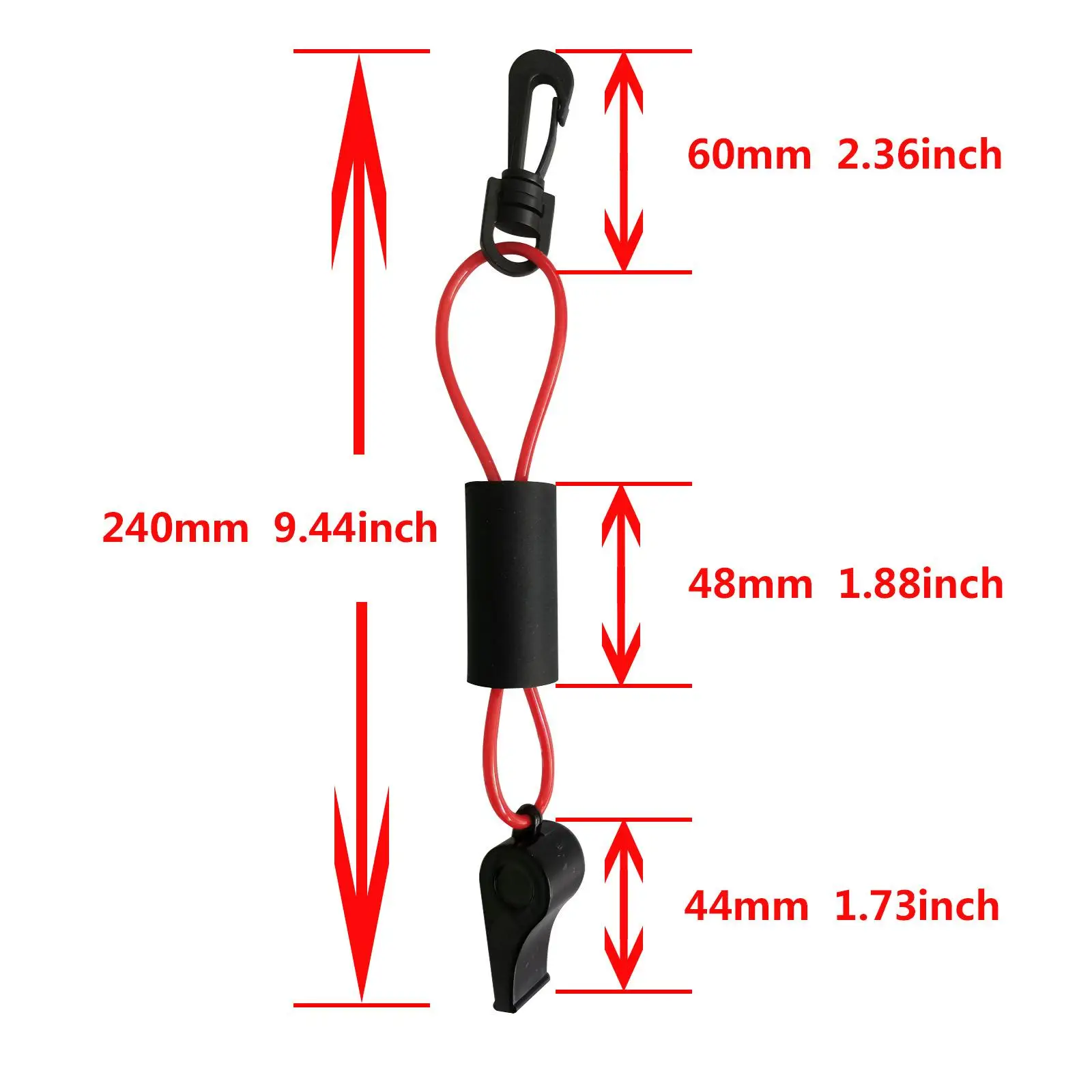 Marine Sailboat Whistle with Lanyard Water Survival Whistle Floating Whistle Accessory for Camping Signal Professional