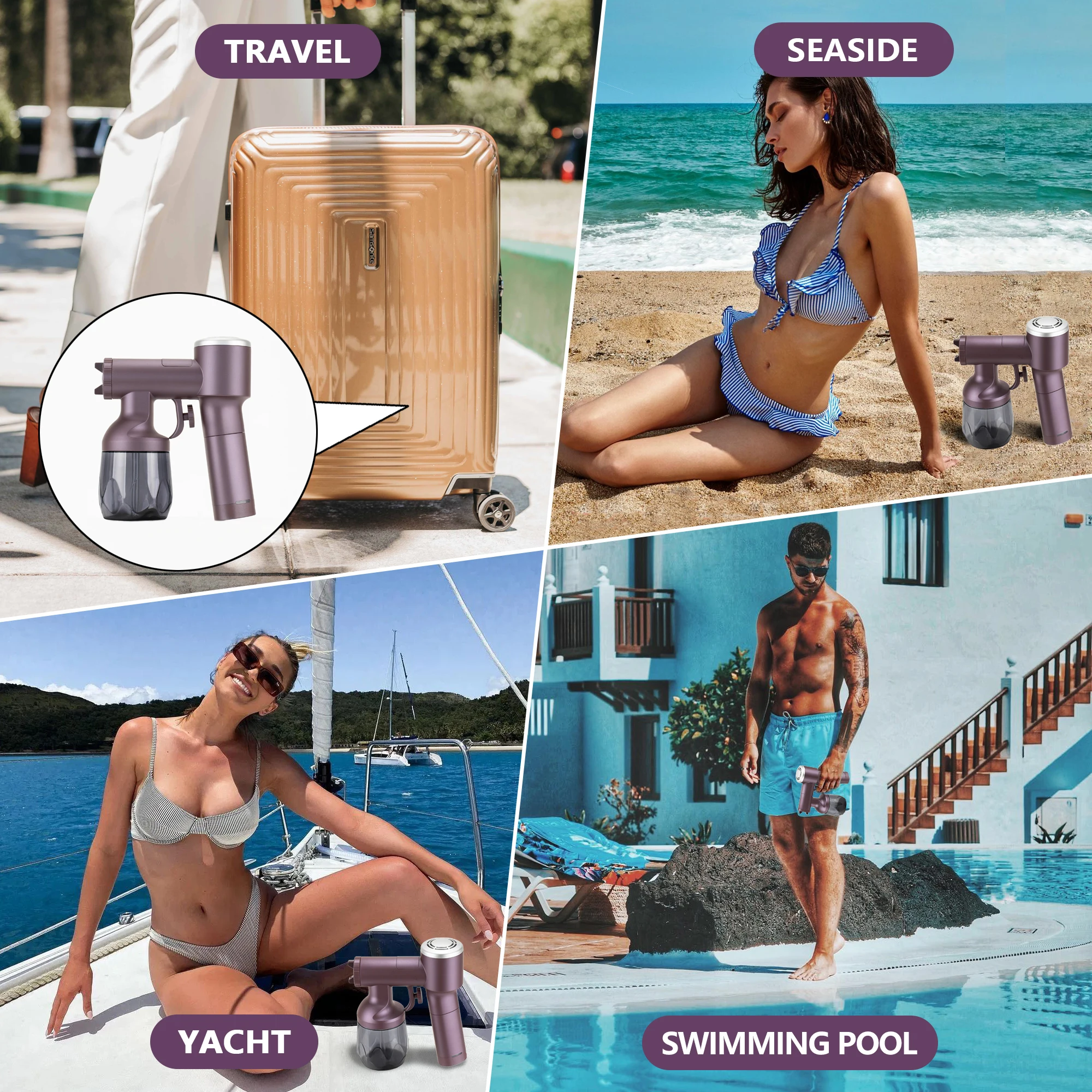 The World's First Patented HVLP Sunless Cordless Spray Tanning Machine Professional Spray Tan Gun