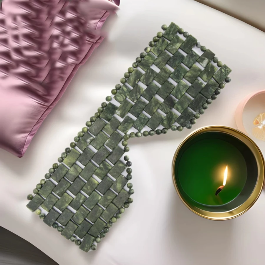 Natural Jade Face & Eye Mask 6