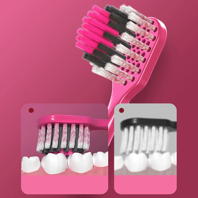2/1 그룹 구강 부드러운 모발 치아 청소 도구 칫솔 조합 홈 케어 성인의 일상 생활에 적합