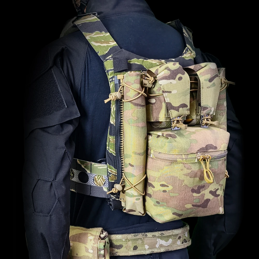 Neue FOG Multifunktionale Rückscheiben-Paket-Tasche mit taktischer Rückplatte, Tasche mit zwei Rückplätzen – Detail 3