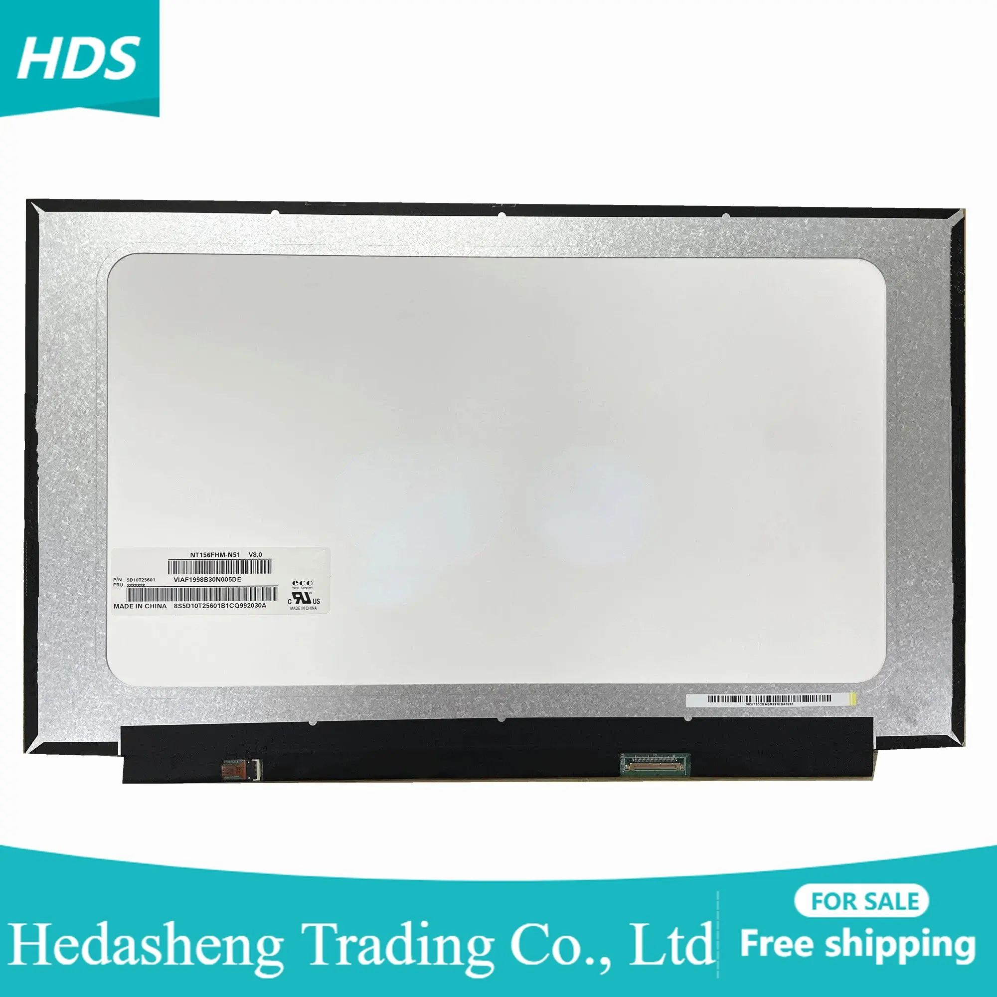Painel de Exposição do Lcd para o Portátil Nt156fhm-n51 V8.0 Nt156fhm-n43 B156htn06.1 Nt156fhm-n61 Nt156fhm-n62 Nt156fhm-n63 1920*1080