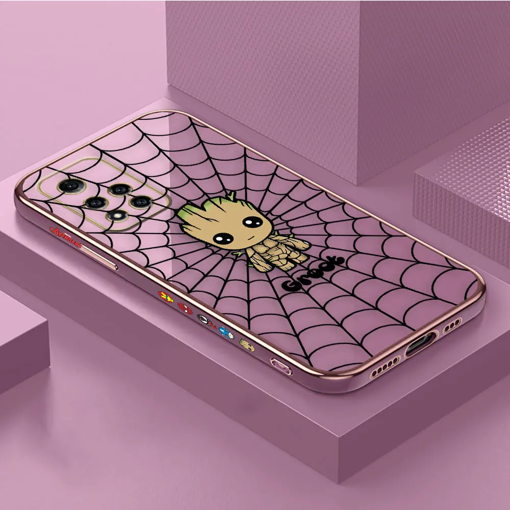 thumbnail image 1 of Marvel Spider Groot Baby Cover Smooth E-TPU Phone Case Redmi NOTE 7 8 9 9S 9T 10 11 11S 12 12S 11T 10T 10S PRO 4G 5G Case Funda, 1 of 5