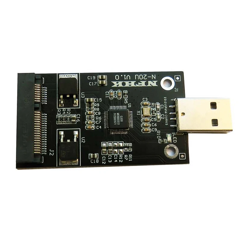 MSATA to USB   ̽, mSATA SSD to USB2.0  ī   , PC SSD ϵ ũ, 30x50 m