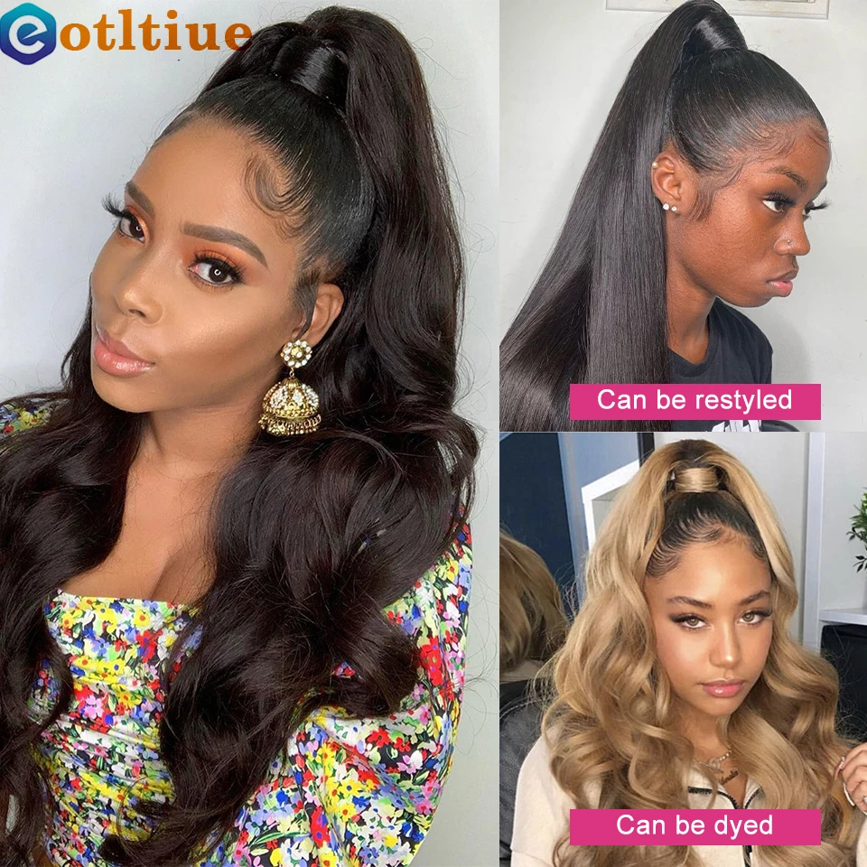 Human Hair Extensions Body Wave Human Hair Drawstring Ponytail Clip In Brazilian Remy Hair Ponytail Natural Color Heat Resistant Pony Tail For Women