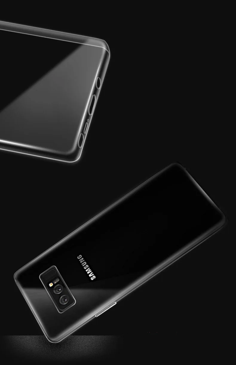 Ultra-Thin Transparent Silicone Soft Phone Case