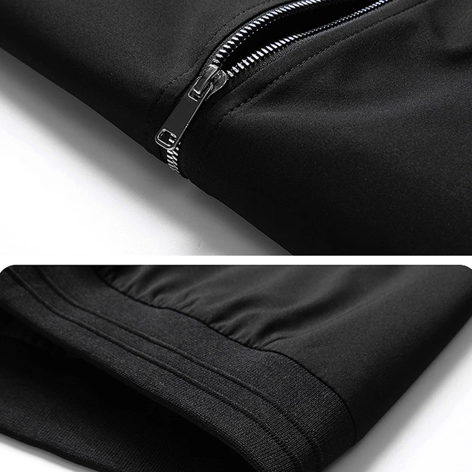 2023 New Spring Jackets Men Baseball Jacket Fashion Casual Coat Jacket Plus Size 6XL 8XL Outdoor Outerwear Solid Color 5