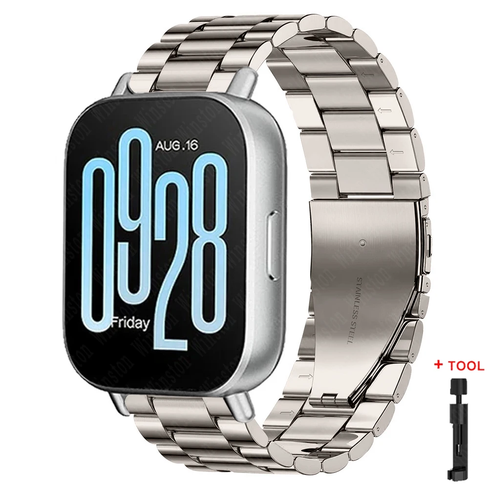 Stainless Steel Strap - Premium Metal Band Bracelet Wristband, 22mm