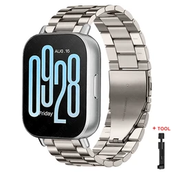 Stainless Steel Strap - Premium Metal Band Bracelet Wristband, 22mm for Redmi Watch 5 Lite (Starlight)