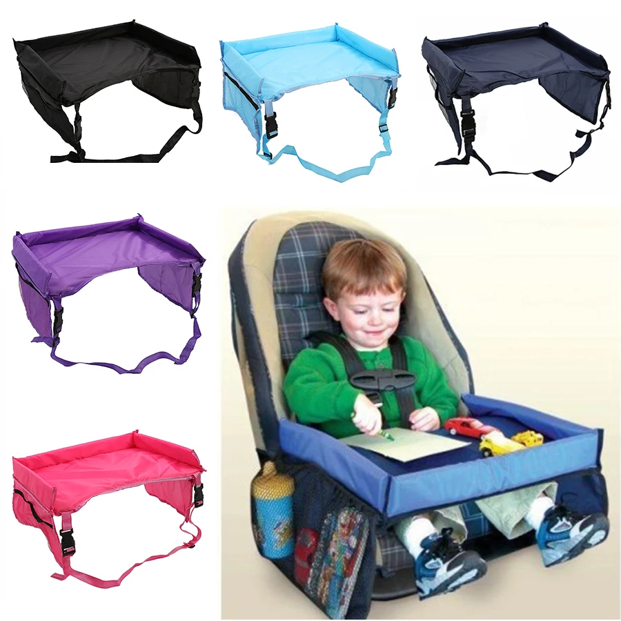 

Auto Car Storage Box Car Seat Tray Stroller Seat Storage Bag Child Safety Seat Kids Toy Food Holder Desk Children Portable Table