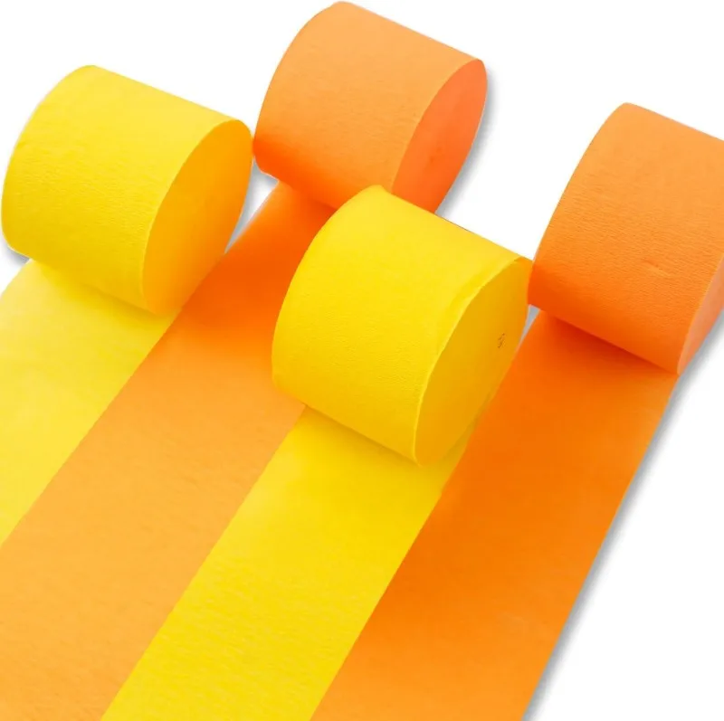 4 Rollen Krepppapier-Streifen DIY Bastelmaterial Faltenpapierrolle für Hochzeits- und Partydekoration, Bühnengestaltung, grünes Verpackungsmaterial – Detail 22