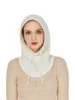 Unisex Knit Warm Wool Balaclava Hat Winter Scarf Hooded Beanie Women Neck&Face Protect Skullies Men Soft Wollen Bonnet Girl 2