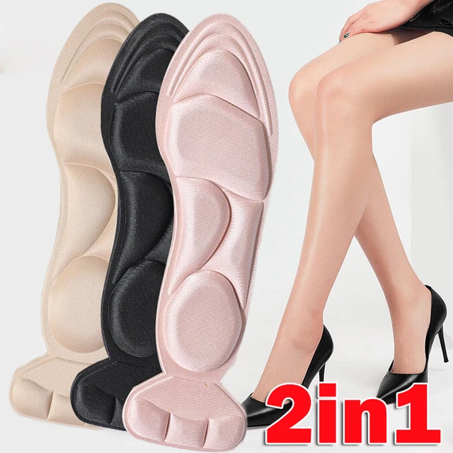 2Pcs Memory Foam Insoles Breathable Anti-slip Insole for Feet Pad Inserts  Heel Post Back for Women High Heel Shoe Accessories - AliExpress