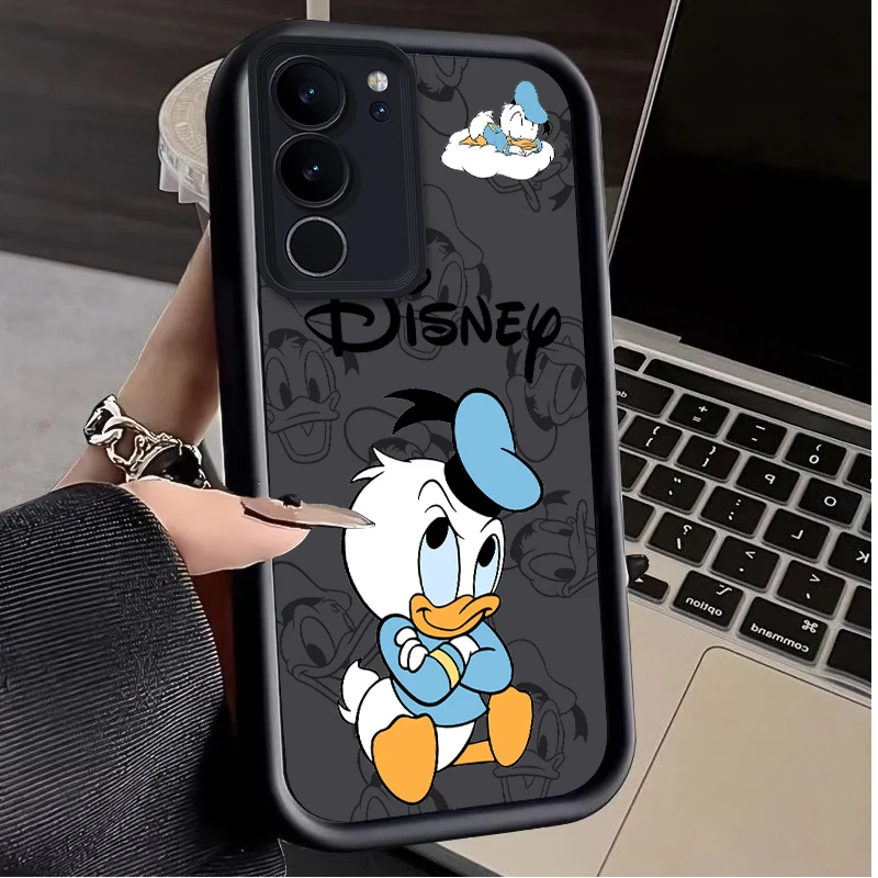 Donald Duck Daisy Per Samsung Galaxy S24 S23 S22 S21 S20 Fe Ultra Plus S10 Lite 5G Eye Ladder Custodia Per Telefono