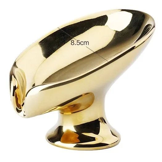 Ceramic Soap Holder Soap Dish Self Draining Leaf Shape for Sink Bathroom Kitchen