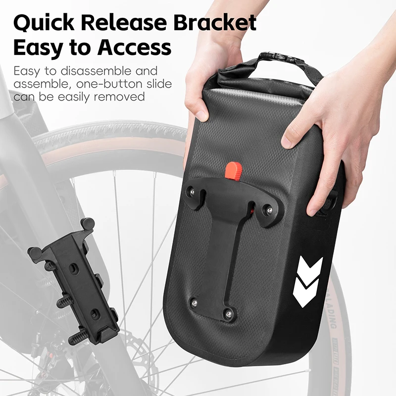 WEST BIKING – Mini sac arrière de vélo Portable étanche, sac
