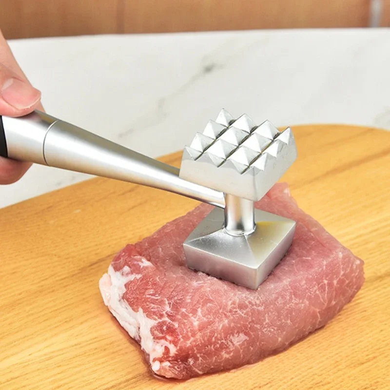 Meat Tenderizer Hammers Meat Gadgets Meat Pounder Mallets Double-sided Hammers for Pounding Beef Steak Chicken Pork