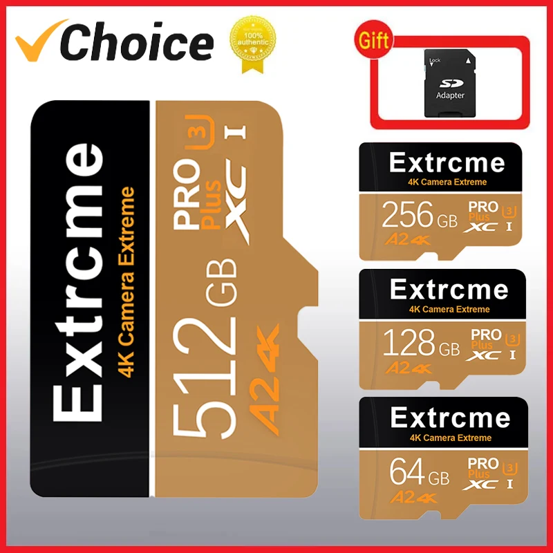 Scheda Mini Sd Originale Scheda Di Memoria Da 512Gb Scheda Tf Da 256Gb 128Gb 64Gb Per Fotocamere Telefoniche Lettore Mp3/Mp4 Schede Di Memoria Flash A