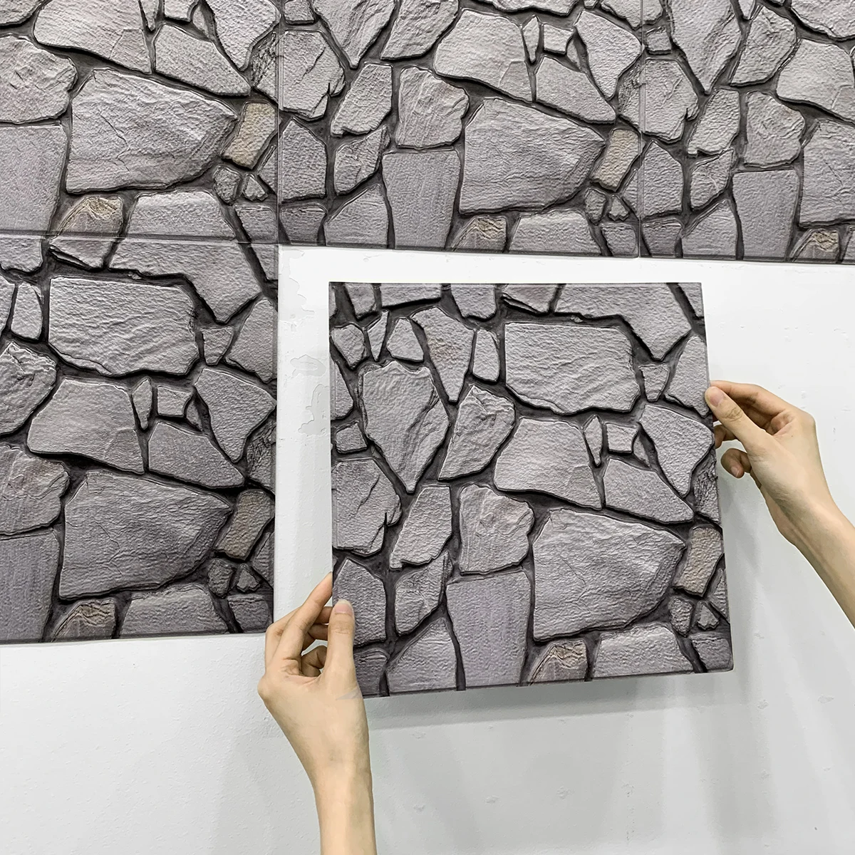1-10pcs-3D-Faux-Stone-Peel-and-Stick-Wall-Panel-Self-Adhesive-Kitchen ...