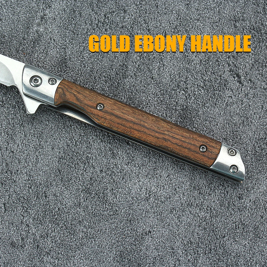 Damascus Pattern Folding Pocket Knife 2