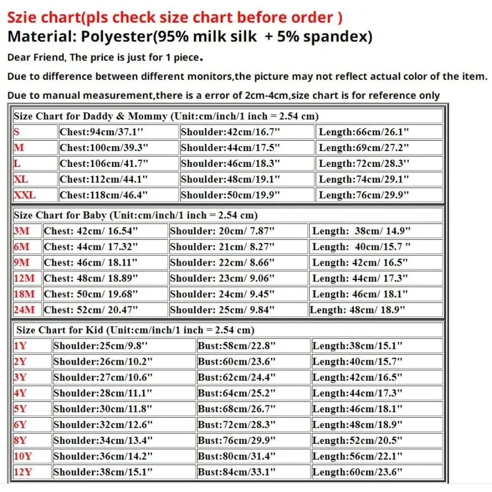 Daddy/Mommy/Sister/Brother/Baby Print Family Matching Outfits Short Sleeve Casual Family Outfit Summer Matching Set Clothing 2